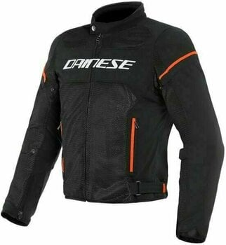 Textile Jacket Dainese Air Frame D1 Tex Black/White/Fluo Red 48 Textile Jacket - 1