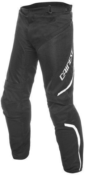 Textilní kalhoty Dainese Drake Air D-Dry Black/Black/White 48 Standard Textilní kalhoty
