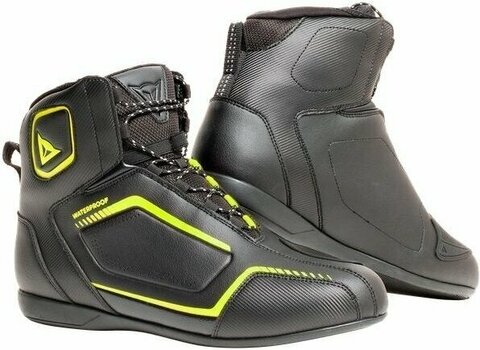 Αθλητικές Μπότες Μηχανής Dainese Raptors D-WP Black/Black/Fluo Yellow 41 Αθλητικές Μπότες Μηχανής - 1