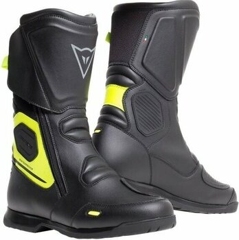 Bottes de moto Dainese X-Tourer D-WP Boots Black/Fluo Yellow 44 - 1