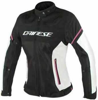 Giacca in tessuto Dainese Air Frame D1 Lady Black/Vaporous Gray/Fuxia 40 Giacca in tessuto - 1