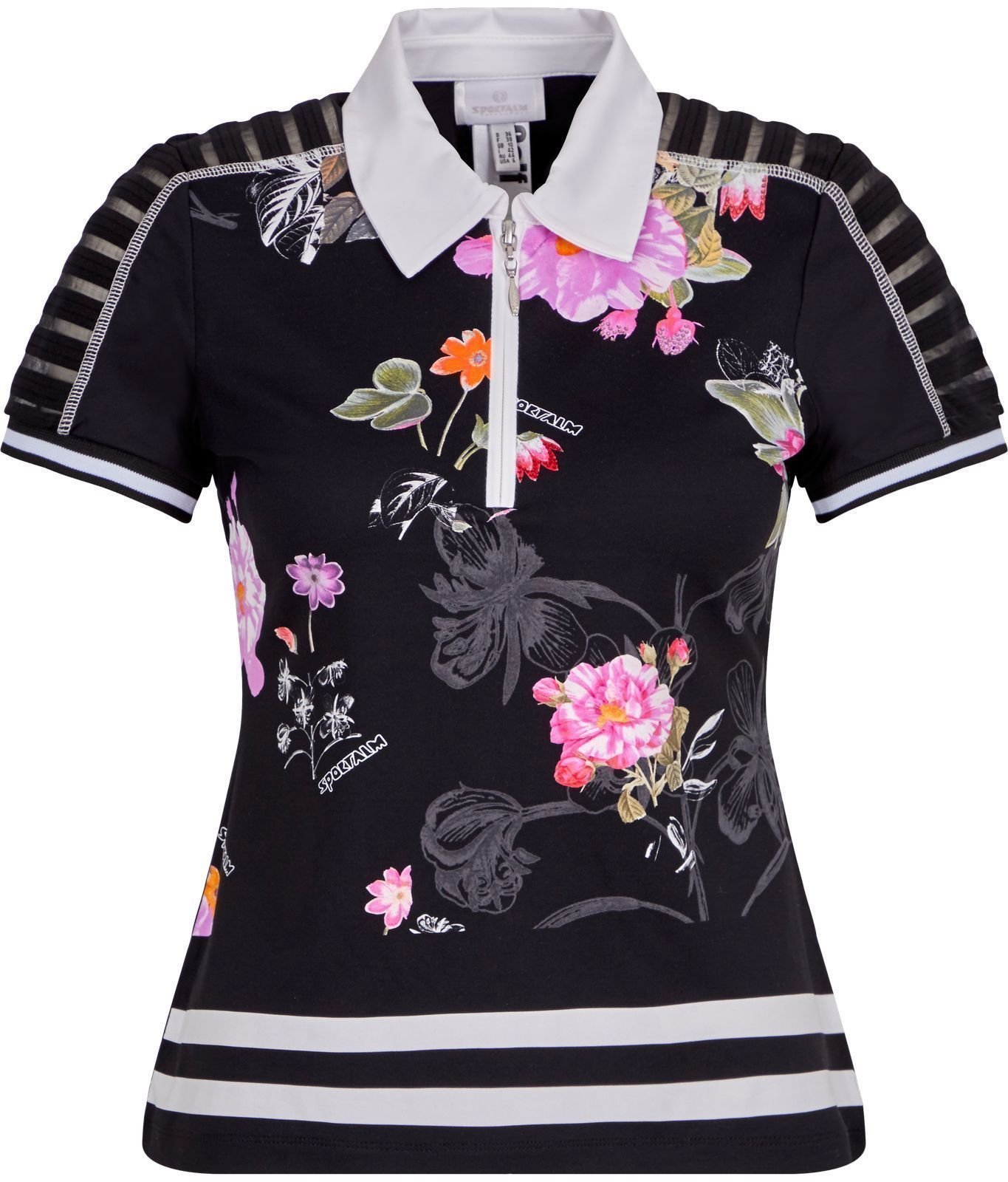 Poloshirt Sportalm Sina Womens Polo Shirt Black 36