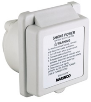 Ficha marítima, tomada marítima Marinco Valox 16-30 A Socket - 1