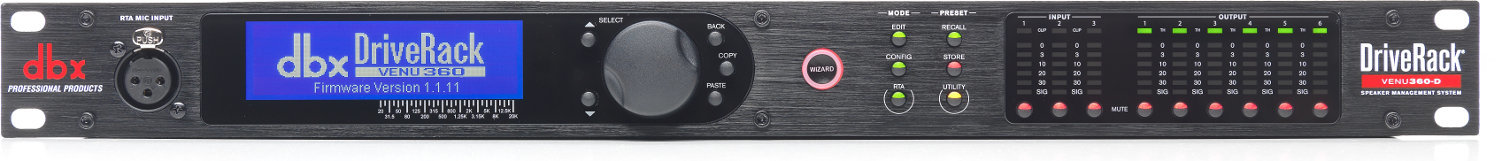 Procesador de señal dbx DriveRack VENU360-D