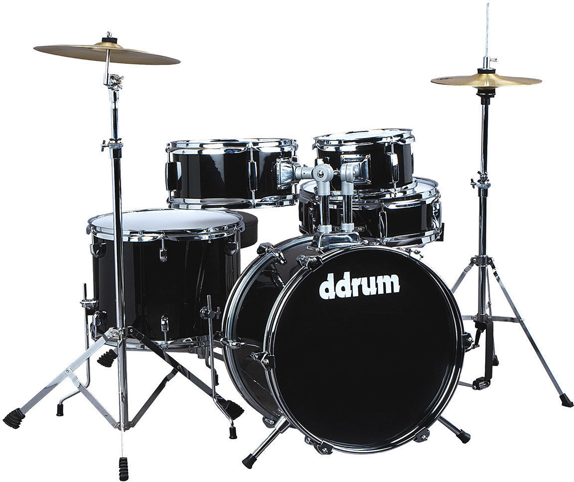 Junior Drum Set DDRUM D1 Junior Junior Drum Set Black Midnight Black