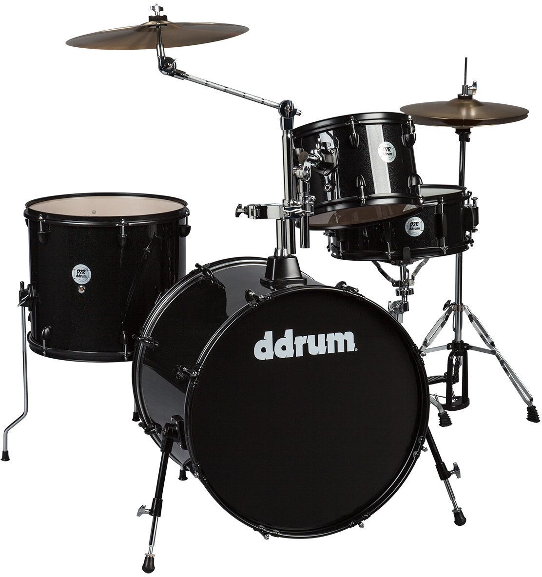 Akoestisch drumstel DDRUM D2 Rock Kit Black Sparkle