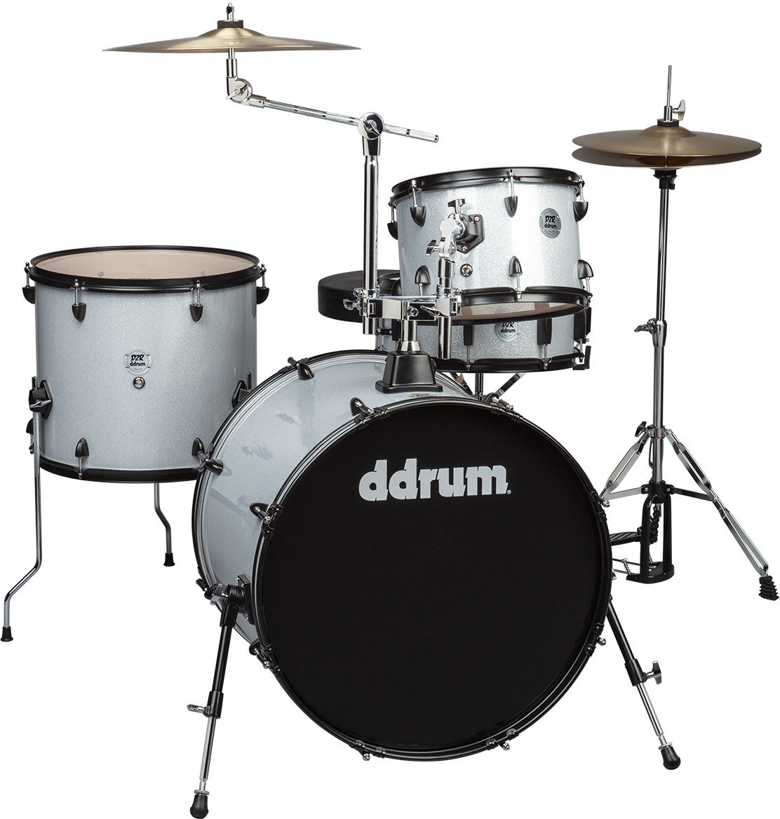 Set akustičnih bobnov DDRUM D2 Rock Kit Silver Sparkle