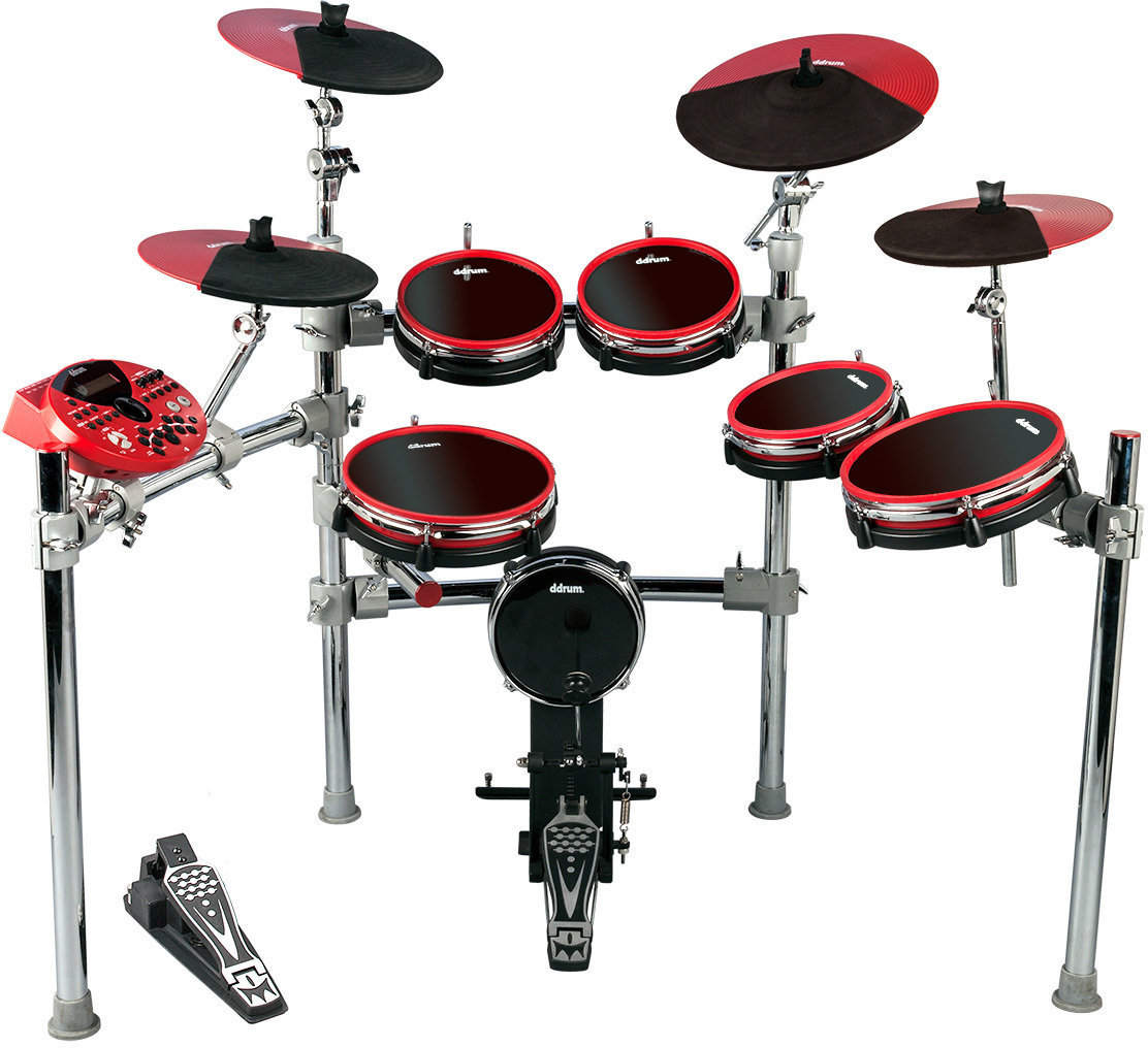 E-Drum Set DDRUM Digital Drum 6 Piece Kit Mesh