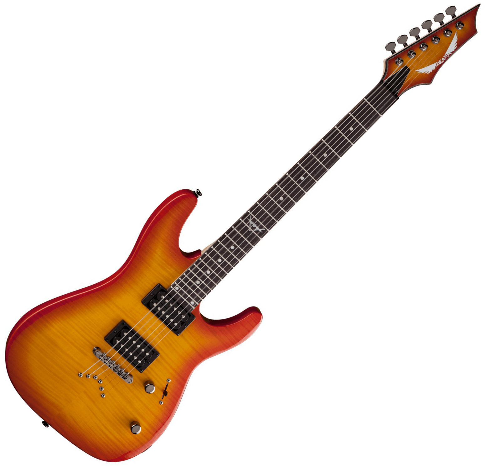Електрическа китара Dean Guitars Custom 350 - Trans Amberburst