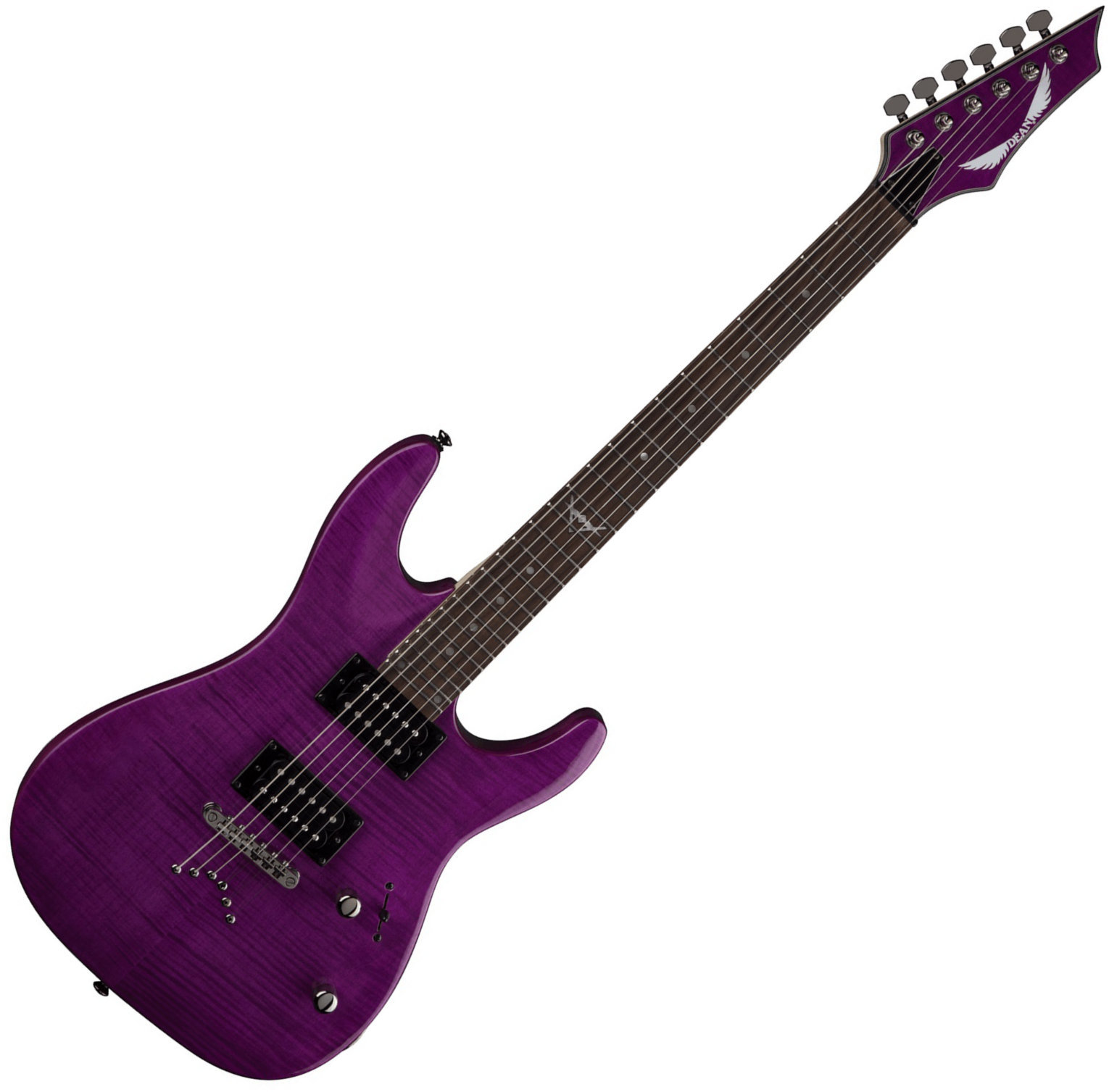 Electric guitar Dean Guitars Custom 350 - Trans Power Purple