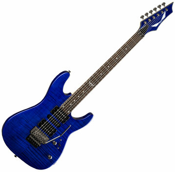 Guitare électrique Dean Guitars Custom 380 Floyd - Trans Blue - 1