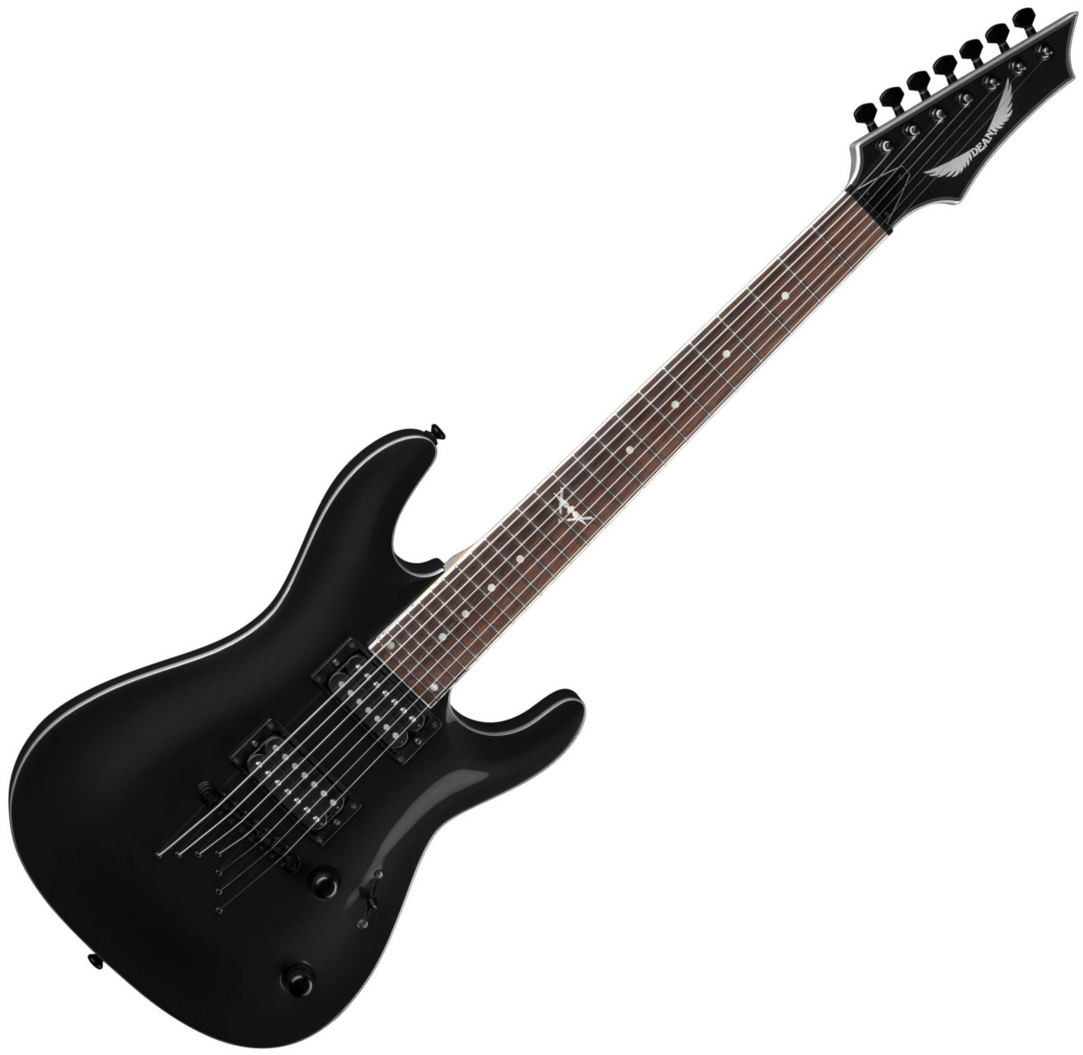 7-string Electric Guitar Dean Guitars Custom 750X 7 String - Classic Black