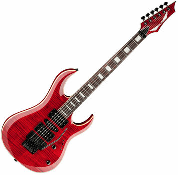 Guitarra elétrica de assinatura Dean Guitars Michael Batio MAB3 Flame Top - Trans Red - 1