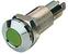 Marine Switch Osculati Instrument panel warning light green - watertight chromed brass