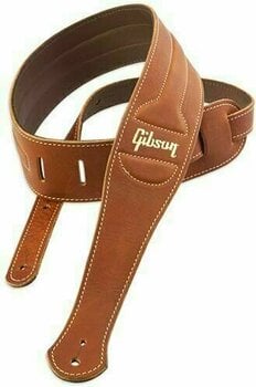 Leather guitar strap Gibson Classic Leather guitar strap Brown - 1