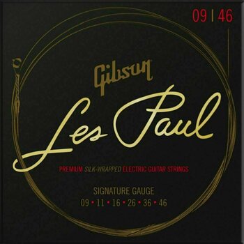 E-gitarrsträngar Gibson Les Paul Signature Electric 009-046 - 1