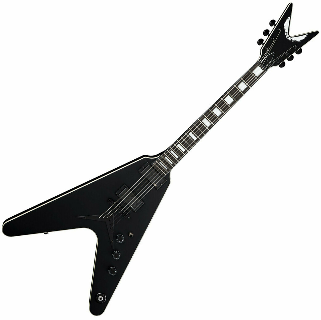 Dean Guitars V Stealth - Black Satin w/EMG - Muziker