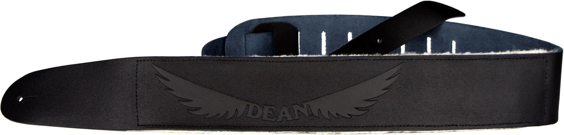 Gitaarband Dean Guitars Strap Dean Guitar Leather w/Sheepskin