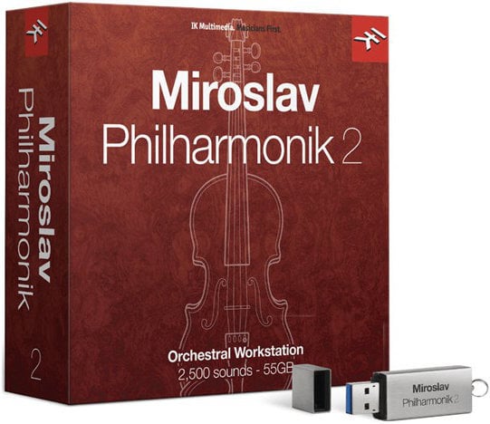 Zvuková knihovna pro sampler IK Multimedia Miroslav Philharmonik 2
