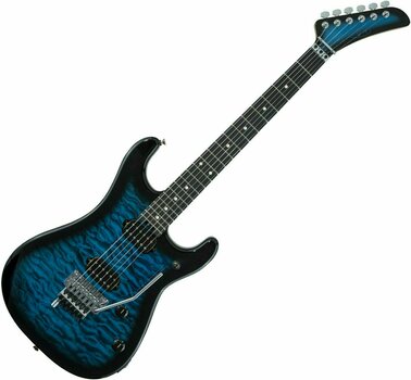 Elektrische gitaar EVH 5150 Series Deluxe Ebony Transparent Blue Burst - 1