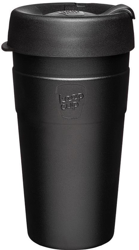 Copo ecológico, caneca térmica KeepCup Thermal Black L 454 ml Xícara