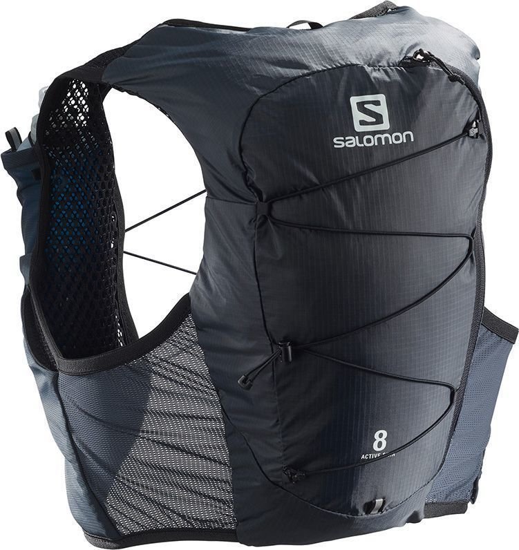 Running backpack Salomon Active Skin 8 Set Ebony XL Running backpack
