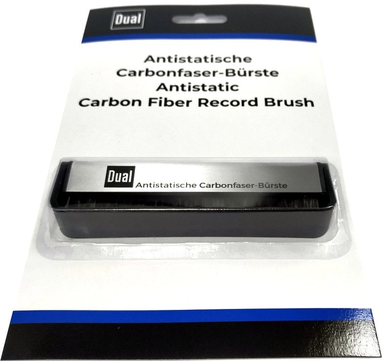 LP-levyjen harja Dual Carbon Fiber Record Brush Carbon-fibre Brush LP-levyjen harja