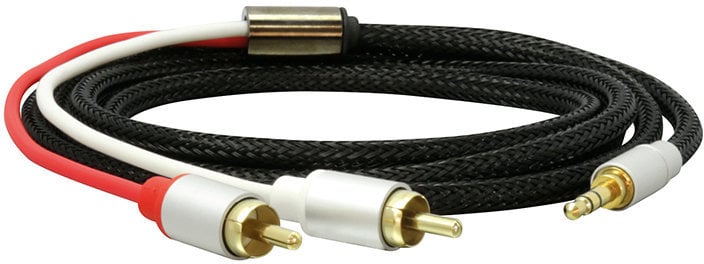 Hi-Fi AUX cablu Dynavox Stereo 1.5m 1,5 m Negru Hi-Fi AUX cablu