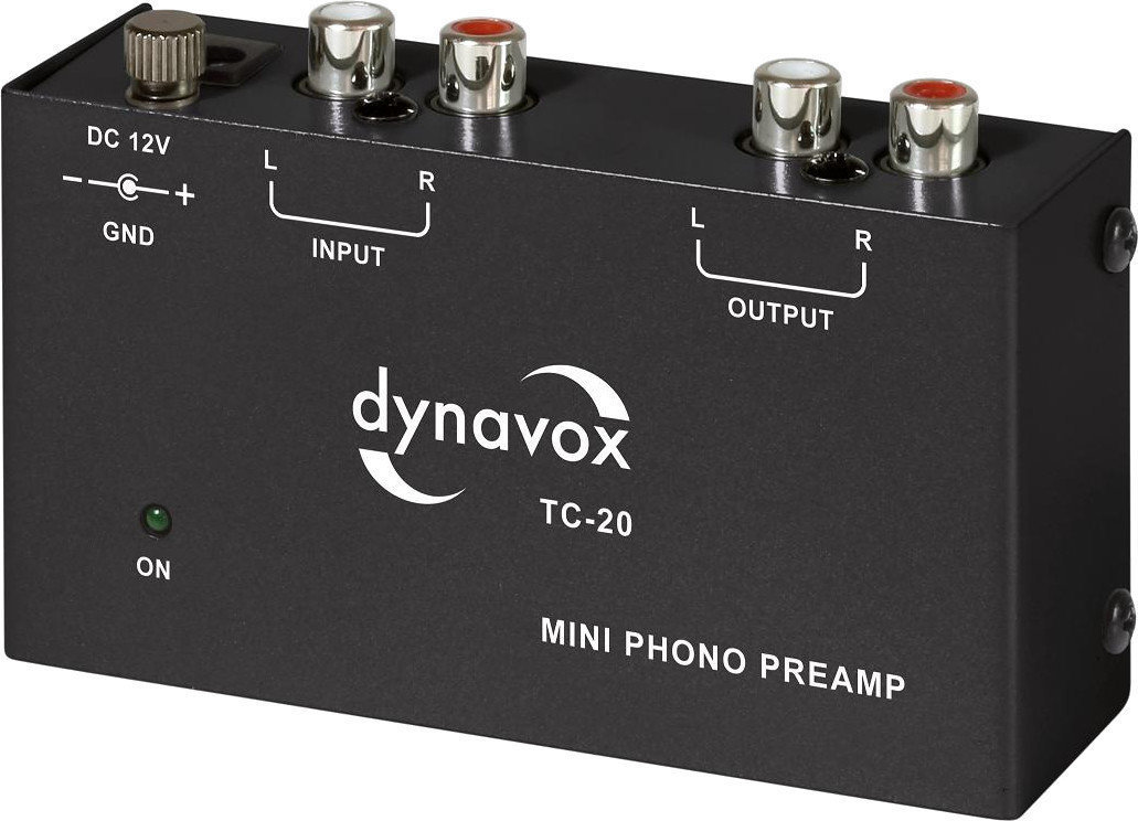 Phonoförförstärkare Dynavox TC-20 Svart