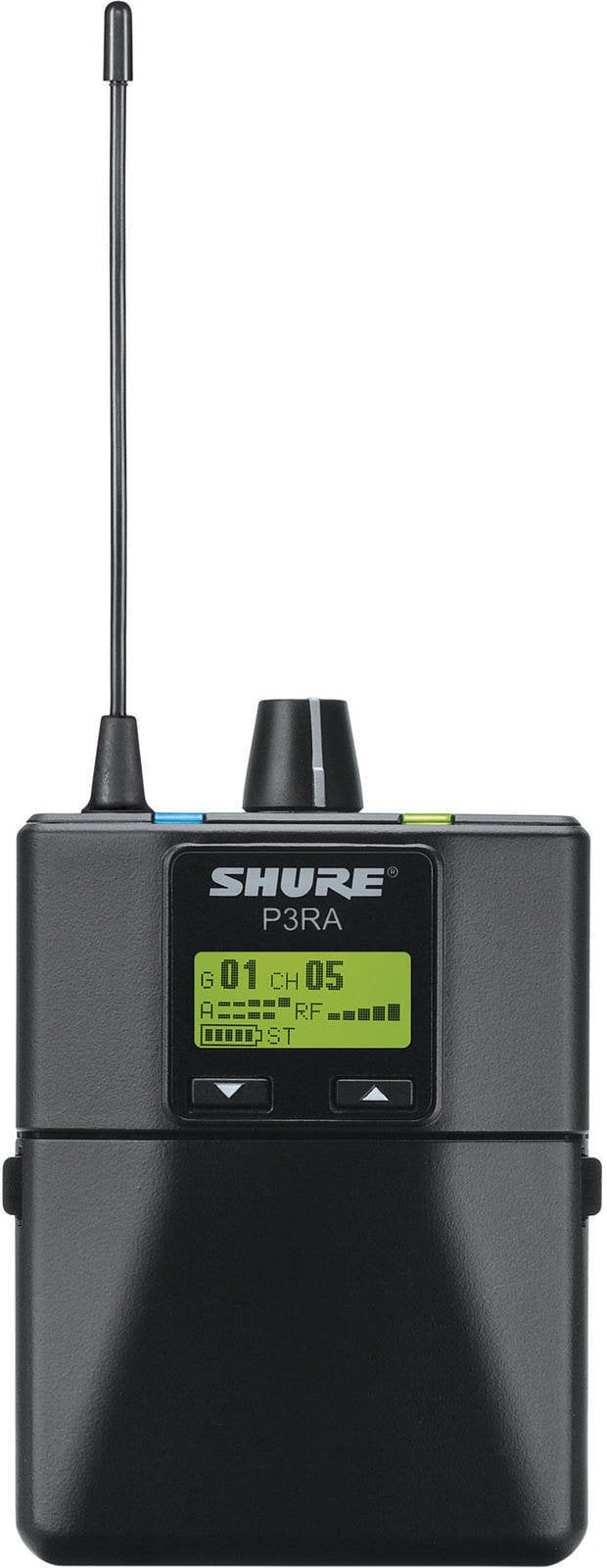 Langaton In-Ear-komponentti Shure P3RA-H20 - PSM 300 Bodypack Receiver H20: 518–542 MHz