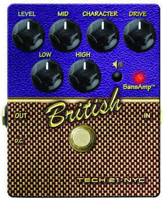 Gitarový efekt Tech 21 Character Series British V2