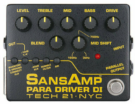 Bassguitar Effects Pedal Tech 21 SansAmp Para Driver DI - 1
