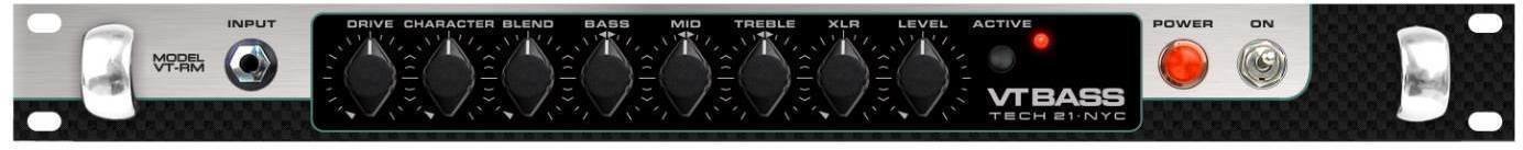 Basgitarový predzosilňovač Tech 21 SansAmp VT Bass Rackmount