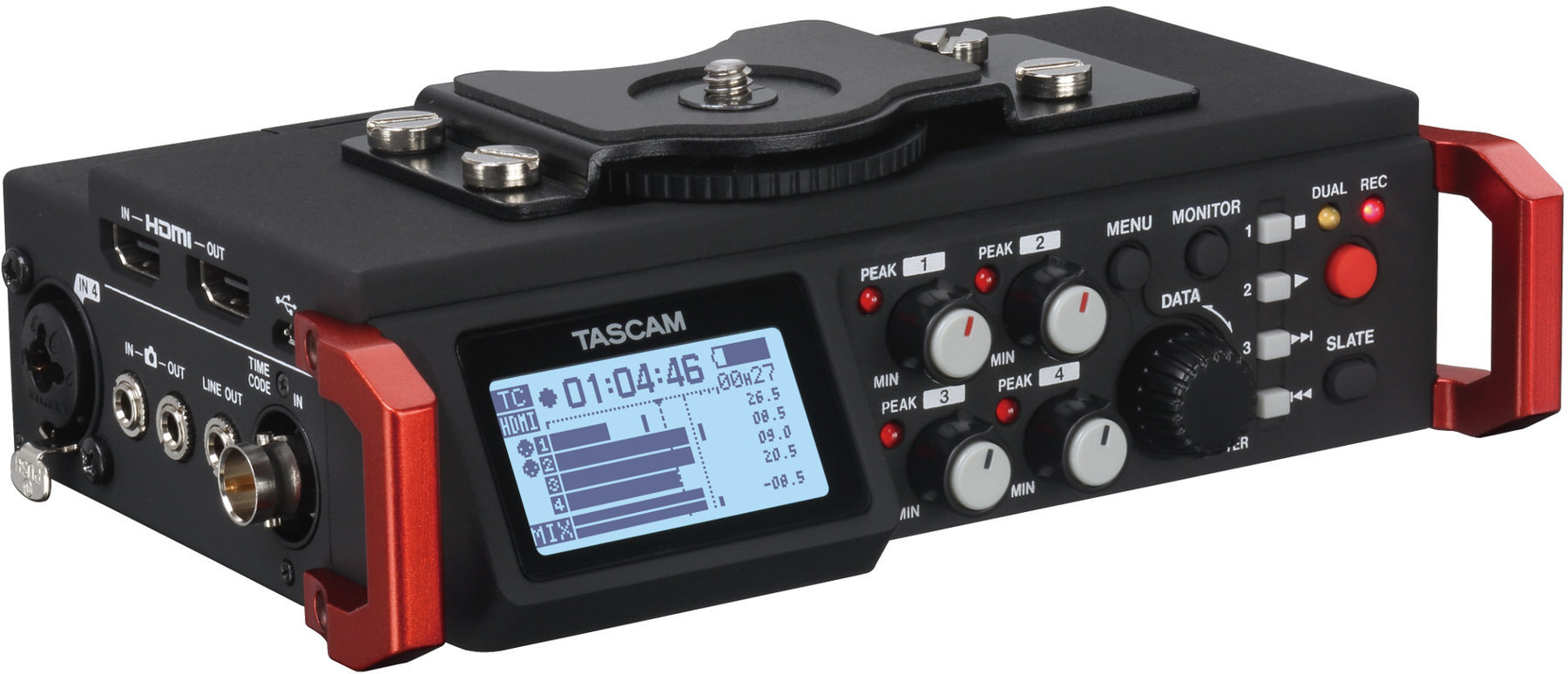Draagbare digitale recorder Tascam DR-701D Zwart