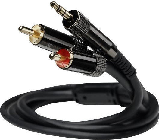 Hi-Fi AUX-kabel Ortofon Reference 6NX MPR 30 m-RCA 30 m Zwart Hi-Fi AUX-kabel