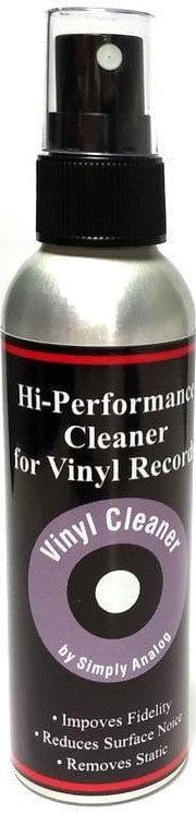 Tisztítószerek LP lemezekhez Simply Analog Vinyl Cleaner Alcohol Free 80Ml Tisztító oldat Tisztítószerek LP lemezekhez