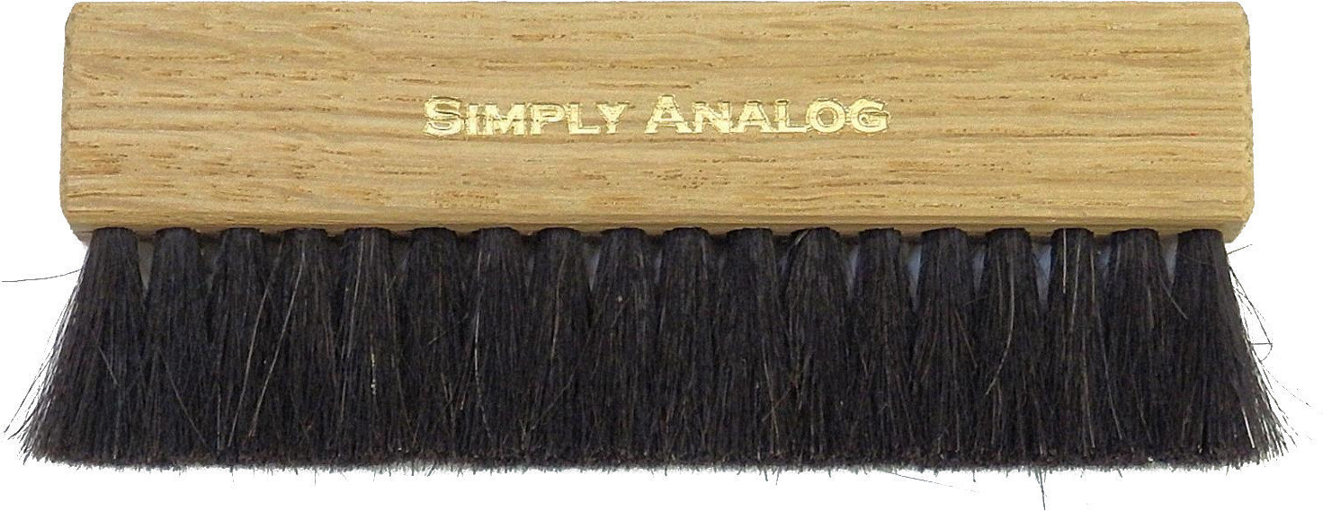 Brosse pour disques LP Simply Analog Anti-Static Wooden Brush Cleaner S/1