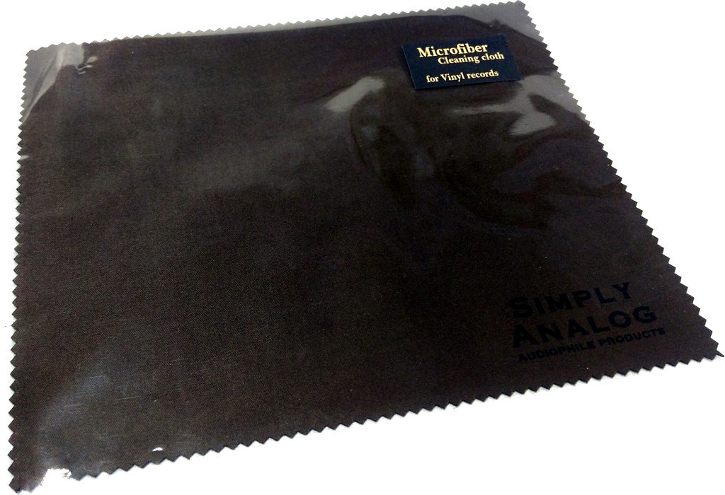 Chiffons de nettoyage pour disques LP Simply Analog Microfiber Cloth For Vinyl Records Notation Chiffons de nettoyage pour disques LP