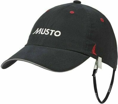Kappe Musto Essential Fast Dry Crew Cap Black O/S - 1