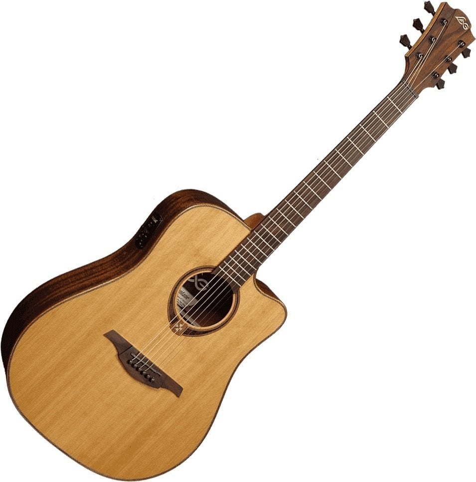 Elektroakustická gitara Dreadnought LAG Tramontane 118 T118DCE Natural