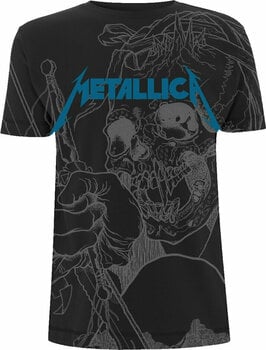 Skjorta Metallica Skjorta Japanese Justice Herr Black S - 1