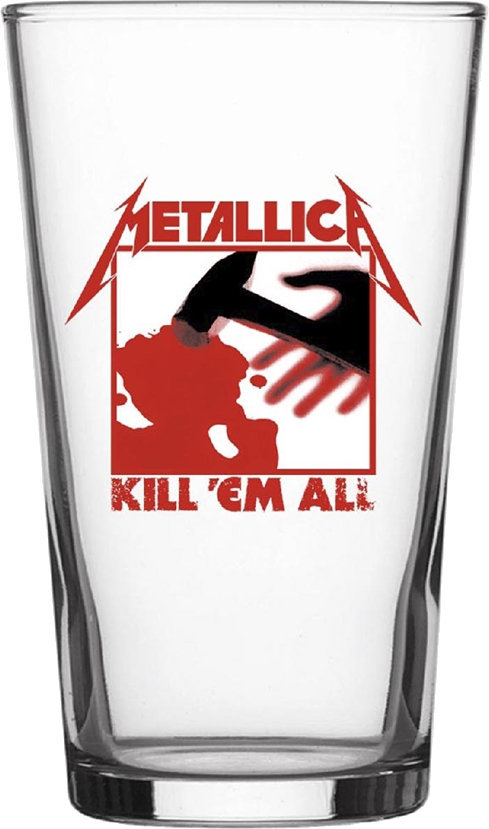 Glass Metallica Kill 'Em All Glass