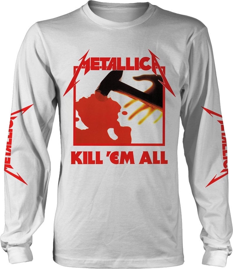 T-Shirt Metallica T-Shirt Kill Em All Herren Weiß 2XL