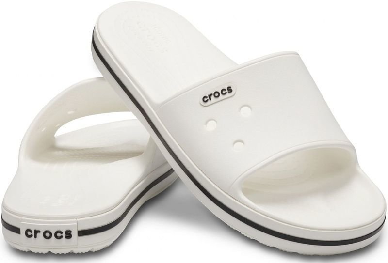 Unisex Schuhe Crocs Crocband III Slide White/Black 42-43