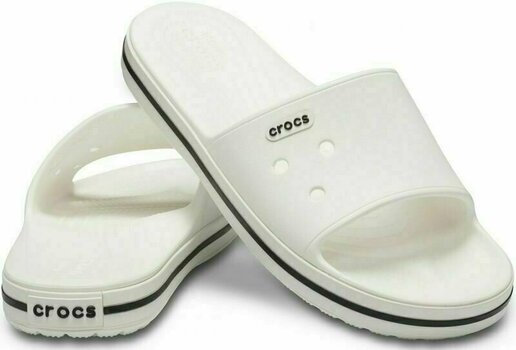 Scarpe unisex Crocs Crocband III Slide White/Black 42-43 - 1