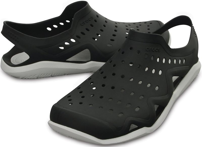 Crocs Men s Swiftwater Wave Black Pearl White 46 47 Muziker