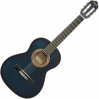3/4 klasická kytara pro dítě Valencia VC153 Blue Sunburst - 1