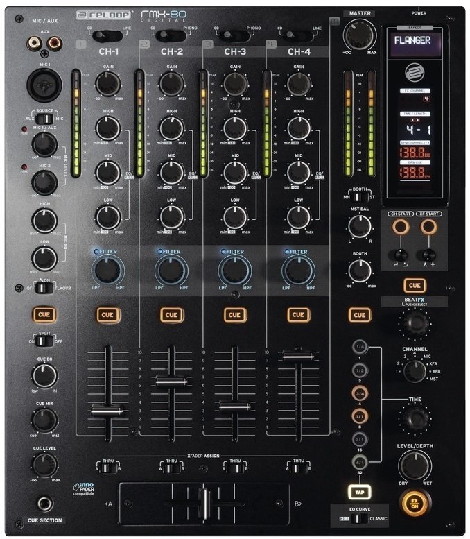 Mesa de mezclas DJ Reloop RMX-80 Digital