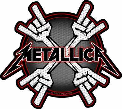 Кръпка Metallica Metal Horns Кръпка - 1