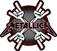 Patch, klistermärke, märke Metallica Metal Horns Sy-på-lapp